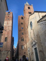 L'église San Michele et les Tours d'Albenga.