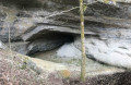 L'entrée de la Grotte du Trésor