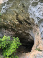 L'entrée de la grotte