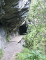 L'entrée du premier tunnel