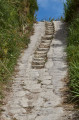 L'escalier menant à la chapelle de San Pancrazio.