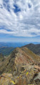 La crête vue depuis le sommet