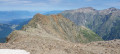 La crête vue du sommet