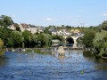 La Creuse et le pont reliant Saint-Gaultier à Thenay