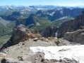 La croix sommitale du Grand Galibier