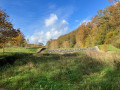 La digue vue depuis le passage sous l’autoroute