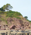 la falaise  rouge