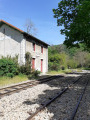 La gare de Troye (Chemin de fer du Vivarais).