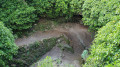 La grotte vue d'en haut