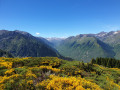 La Haute vallée de l'Ariège depuis le Cap de Carbone