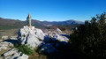 Le Col de la Baïsse, le Castellaras et le Château des Quatre Tours