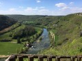 La vallée de la Loue depuis le belvédère du grand méandre