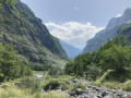 La vallée du Giffre depuis le fond de la combe