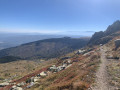 La vue pendant la descente