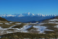 La vue sur le Mont Blanc