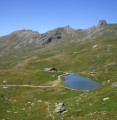 Lac de la Blanche et Refuge.