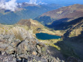 Lac de Peyrelade depuis le Pic Crémat