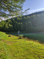 Le Lac de Pramol depuis le Col d'Albanne