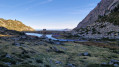 Lac et cabane de Laguës