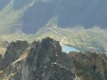 Lac et refuge vus du sommet