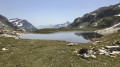 Lacquet entre le Lac Jeplan et celui de la Corne