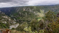 Le Causse de Sauveterre et les Gorges du Tarn depuis le Roc des Hourtous