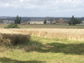 Le château de Fresney-le-Puceux vu de la forêt de Cinglais