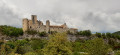 Le château de Tallard vu de la Durance