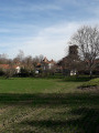 Le château et l'église de Mailhat