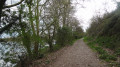 Le chemin de randonnée en bord de Loire