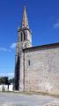 Le clocher de l'Abbatiale Notre-Dame de L'Absie