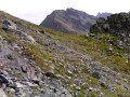 Depuis les Quatre Chemins, Le Grand Colon, son couloir Est et le Lac Crozet