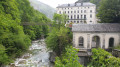 Le Gave d'Ossau et le Centre thermal des Eaux-Chaudes