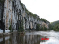 Le long du Lot de Bouziès à Saint-Cirq-Lapopie