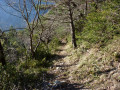 Le magnifique sentier de descente