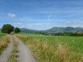 Le massif du Sancy au loin