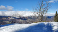 Le Mont Lachat de Thônes vu de la croix de Colomban