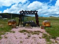 Le monument à la mémoire des travailleurs de la mine.