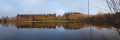 Lac et calvaires aux Landes-Genusson