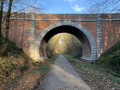 Le pont au-dessus du RAVeL.