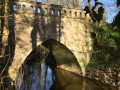 Le Pont Neuf vu de la rive de l'Odon