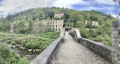 Le pont suspendu de Moulin sur Cance