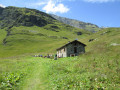 Le refuge de la Martin et les Brévières depuis Tignes-Les Boisses