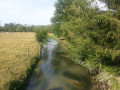 Le rivière de l'Auzon depuis le pont de Montandon