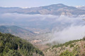 Le voile nuageux sur la vallée