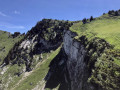 Les falaises au Nord Ouest du Charmant Som