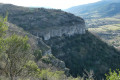 Les falaises et la vallée de Rompon