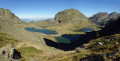 Les lacs Robert depuis le col de Lessines