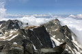 Les Rochers Rouges vus de la Croix de Belledonne