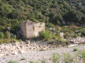 Les ruines du vieux moulin dans les Gorges du Gardon